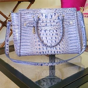 Euc Purple Brahmin purse